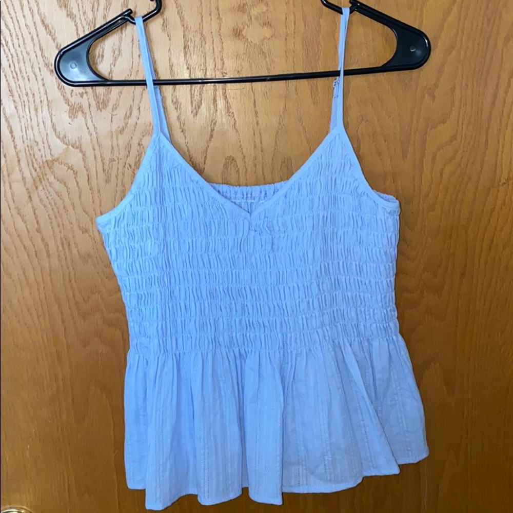 peplum tank top